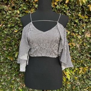Striped crop top